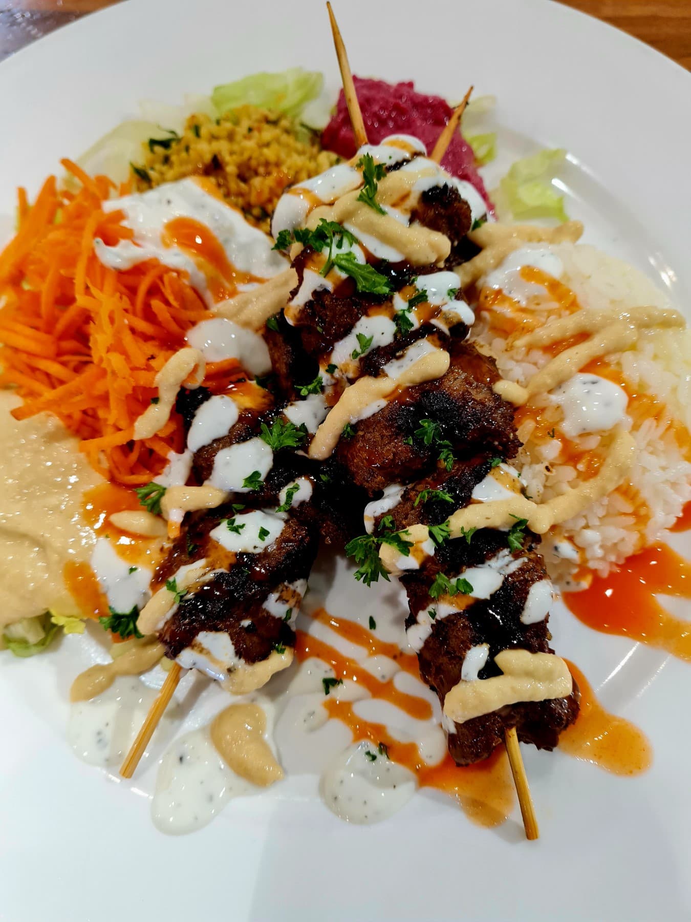 Lamb Shish Olive Branch Restaurant Carterton